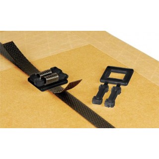 13mm Plastic Strap Buckle Black 